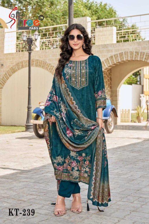 Shree Fabs KT 239 Viscose Salwar Suit Catalog 4 Pcs 3 510x764 - Shree Fabs KT 239 Viscose Salwar Suit Catalog 4 Pcs
