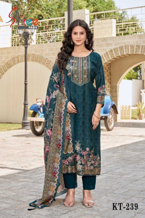 Shree Fabs KT 239 Viscose Salwar Suit Catalog 4 Pcs 4 510x764 - Shree Fabs KT 239 Viscose Salwar Suit Catalog 4 Pcs