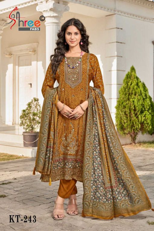 Shree Fabs KT 243 Viscose Salwar Suit Catalog 4 Pcs 3 510x765 - Shree Fabs KT 243 Viscose Salwar Suit Catalog 4 Pcs