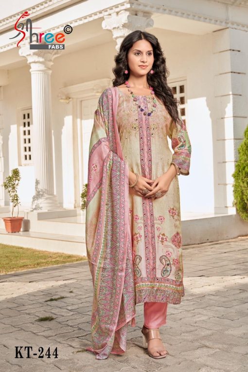 Shree Fabs KT 244 Viscose Salwar Suit Catalog 4 Pcs 3 510x764 - Shree Fabs KT 244 Viscose Salwar Suit Catalog 4 Pcs