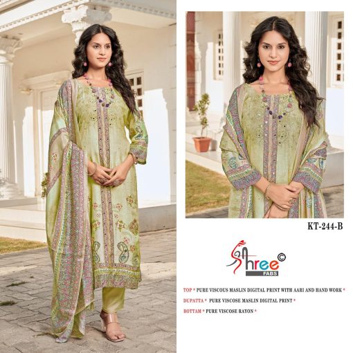 Shree Fabs KT 244 Viscose Salwar Suit Catalog 4 Pcs 5 510x510 - Shree Fabs KT 244 Viscose Salwar Suit Catalog 4 Pcs