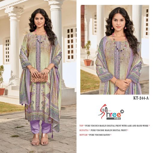 Shree Fabs KT 244 Viscose Salwar Suit Catalog 4 Pcs 6 510x510 - Shree Fabs KT 244 Viscose Salwar Suit Catalog 4 Pcs