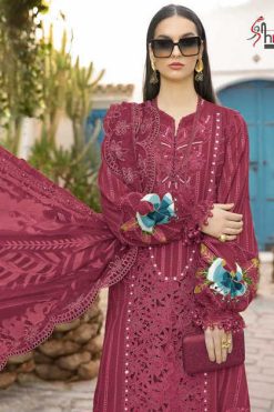 Shree Fabs Maria B Color Collection Vol 4 Organza Salwar Suit Catalog 4 Pcs