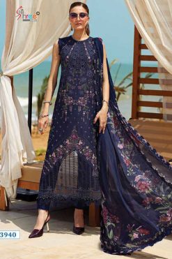 Shree Fabs Mariya B Luxury Lawn Collection Vol 2 Chiffon Cotton Salwar Suit Catalog 6 Pcs