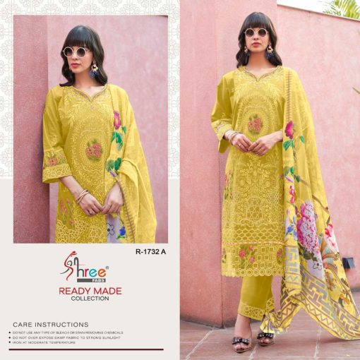 Shree Fabs R 1732 A D Cotton Readymade Salwar Suit Catalog 4 Pcs 1 510x510 - Shree Fabs R 1732 A-D Cotton Readymade Salwar Suit Catalog 4 Pcs