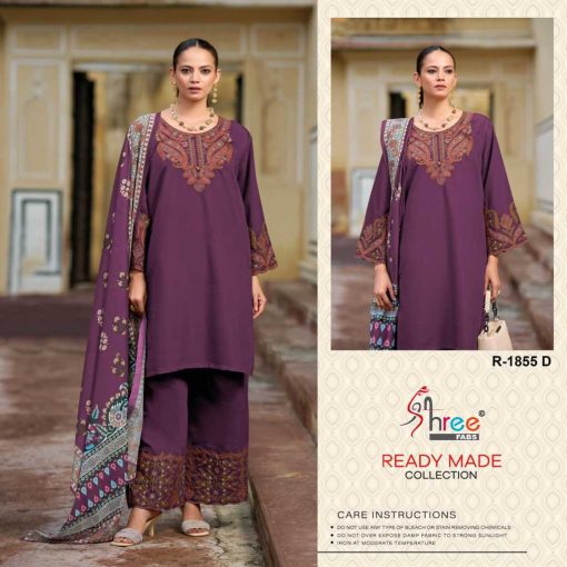 Shree Fabs R 1855 A D Cotton Readymade Salwar Suit Catalog 4 Pcs 1 510x510 - Shree Fabs R 1855 A-D Cotton Readymade Salwar Suit Catalog 4 Pcs