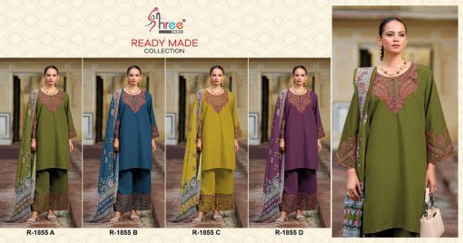 Shree Fabs R 1855 A D Cotton Readymade Salwar Suit Catalog 4 Pcs 10 510x268 - Shree Fabs R 1855 A-D Cotton Readymade Salwar Suit Catalog 4 Pcs
