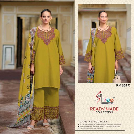 Shree Fabs R 1855 A D Cotton Readymade Salwar Suit Catalog 4 Pcs 3 510x510 - Shree Fabs R 1855 A-D Cotton Readymade Salwar Suit Catalog 4 Pcs