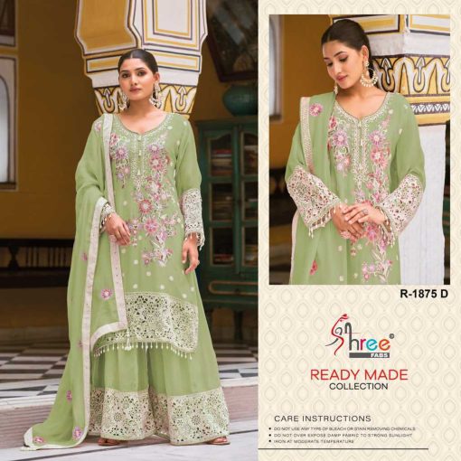 Shree Fabs R 1875 A D Chiffon Readymade Salwar Suit Catalog 4 Pcs 1 510x510 - Shree Fabs R 1875 A-D Chiffon Readymade Salwar Suit Catalog 4 Pcs