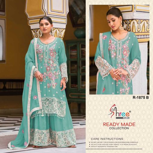 Shree Fabs R 1875 A D Chiffon Readymade Salwar Suit Catalog 4 Pcs 3 510x510 - Shree Fabs R 1875 A-D Chiffon Readymade Salwar Suit Catalog 4 Pcs