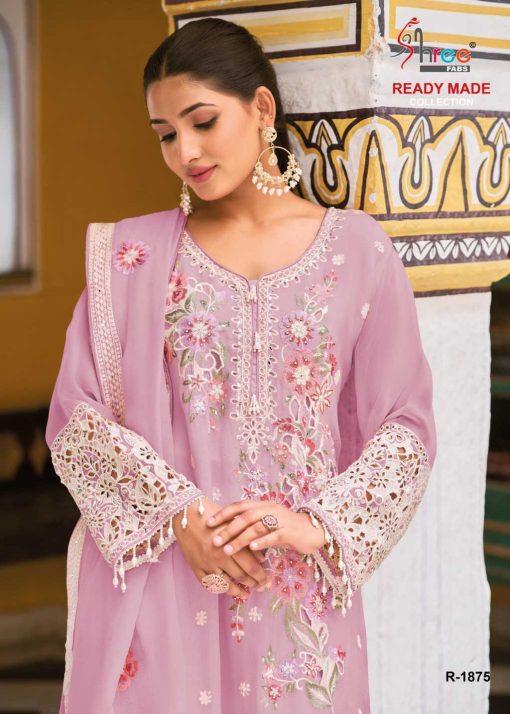Shree Fabs R 1875 A D Chiffon Readymade Salwar Suit Catalog 4 Pcs 5 510x714 - Shree Fabs R 1875 A-D Chiffon Readymade Salwar Suit Catalog 4 Pcs