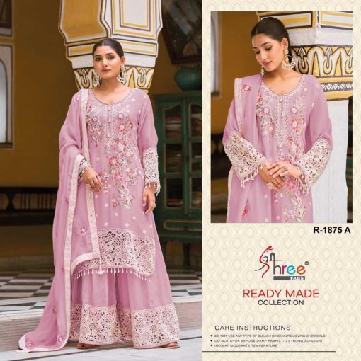 Shree Fabs R 1875 A D Chiffon Readymade Salwar Suit Catalog 4 Pcs 8 510x510 - Shree Fabs R 1875 A-D Chiffon Readymade Salwar Suit Catalog 4 Pcs