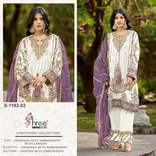 Shree Fabs S 1182 Organza Salwar Suit Catalog 4 Pcs 1 510x510 - Shree Fabs S 1182 Organza Salwar Suit Catalog 4 Pcs