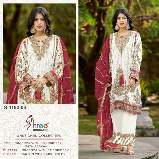 Shree Fabs S 1182 Organza Salwar Suit Catalog 4 Pcs 2 510x510 - Shree Fabs S 1182 Organza Salwar Suit Catalog 4 Pcs