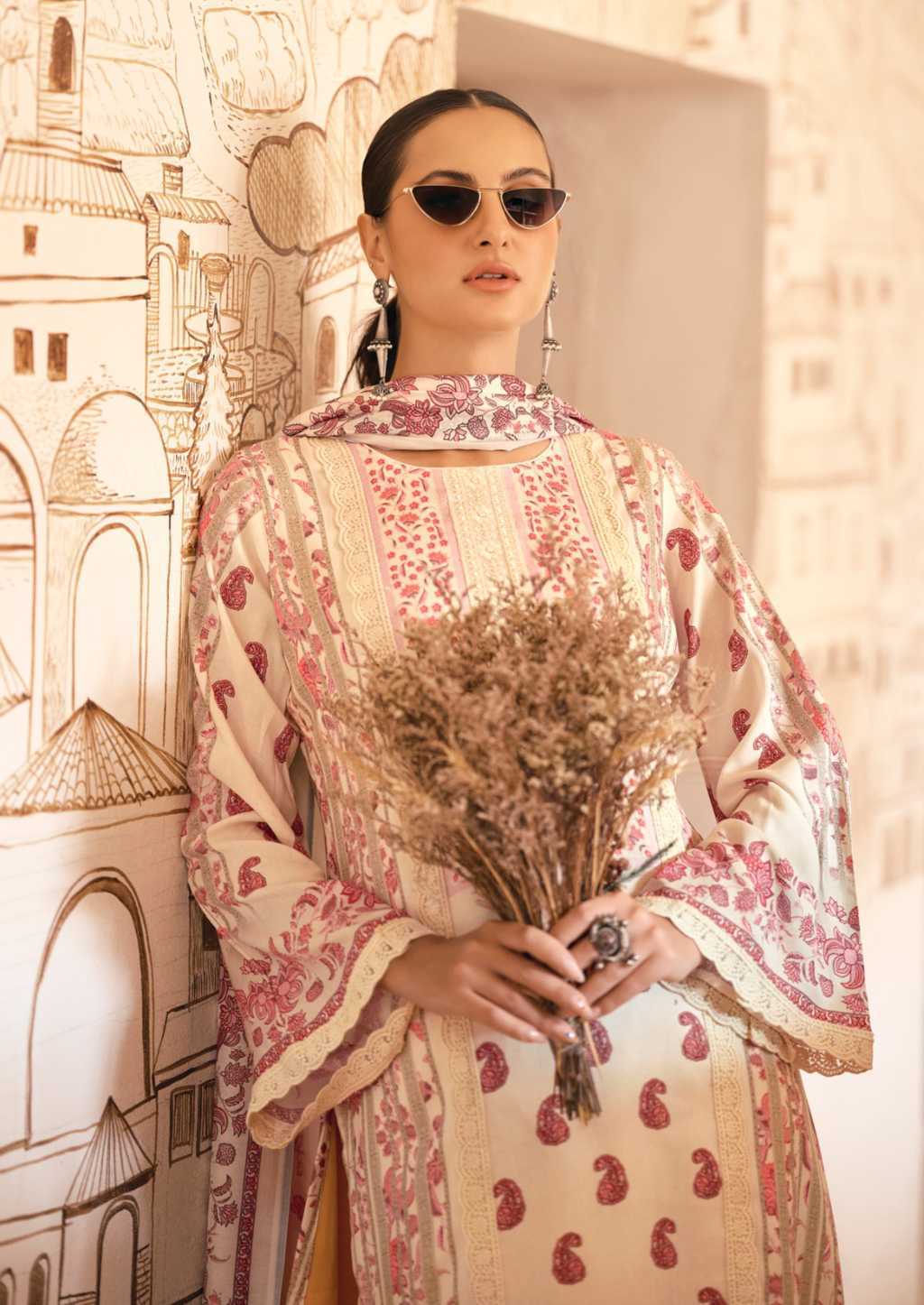 The Heritage Shop Bagh Vol 3 Cotton Salwar Suit Catalog 6 Pcs (13) The Heritage Shop Bagh Vol 3 Cotton Salwar Suit Catalog 6 Pcs - Image 15