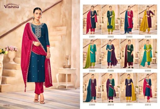 Vishnu Haseena Silk Salwar Suit Catalog 12 Pcs 12 510x348 - Vishnu Haseena Silk Salwar Suit Catalog 12 Pcs