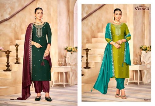 Vishnu Haseena Silk Salwar Suit Catalog 12 Pcs 4 510x348 - Vishnu Haseena Silk Salwar Suit Catalog 12 Pcs