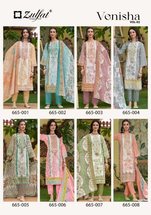 Zulfat Venisha Vol 2 by Belliza Cotton Salwar Suit Catalog 8 Pcs 15 510x725 - Zulfat Venisha Vol 2 by Belliza Cotton Salwar Suit Catalog 8 Pcs
