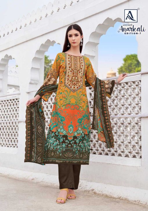 Alok Anarkali Vol 7 Cotton Salwar Suit Catalog 8 Pcs 11 510x728 - Alok Anarkali Vol 7 Cotton Salwar Suit Catalog 8 Pcs
