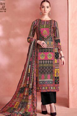 Alok Bella Vol 16 Muslin Salwar Suit Catalog 6 Pcs