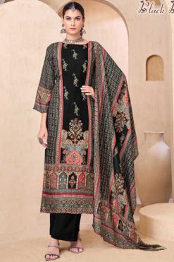 Alok Black Biba Viscose Salwar Suit Catalog 10 Pcs