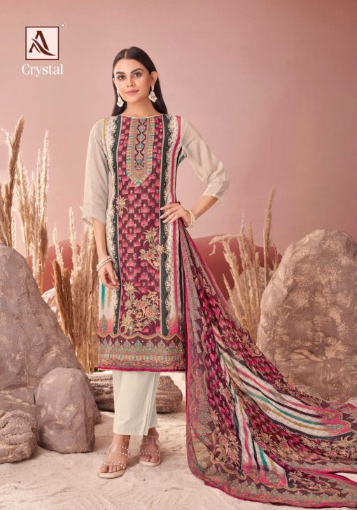 Alok Crystal Viscose Salwar Suit Catalog 6 Pcs 5 510x728 - Alok Crystal Viscose Salwar Suit Catalog 6 Pcs