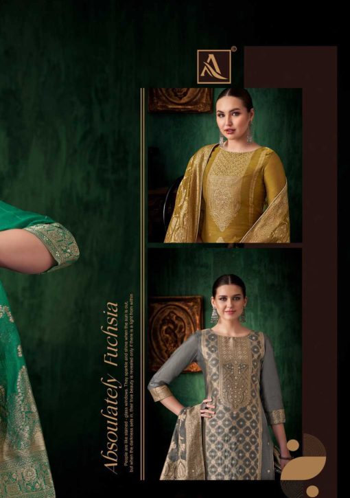 Alok Empire Jacquard Salwar Suit Catalog 6 Pcs 17 510x725 - Alok Empire Jacquard Salwar Suit Catalog 6 Pcs