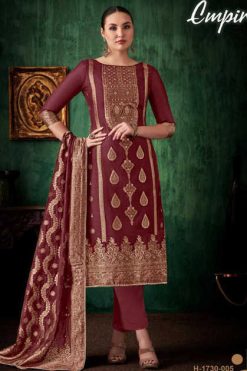 Alok Empire Jacquard Salwar Suit Catalog 6 Pcs