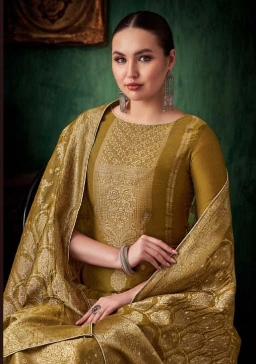 Alok Empire Jacquard Salwar Suit Catalog 6 Pcs 5 510x725 - Alok Empire Jacquard Salwar Suit Catalog 6 Pcs