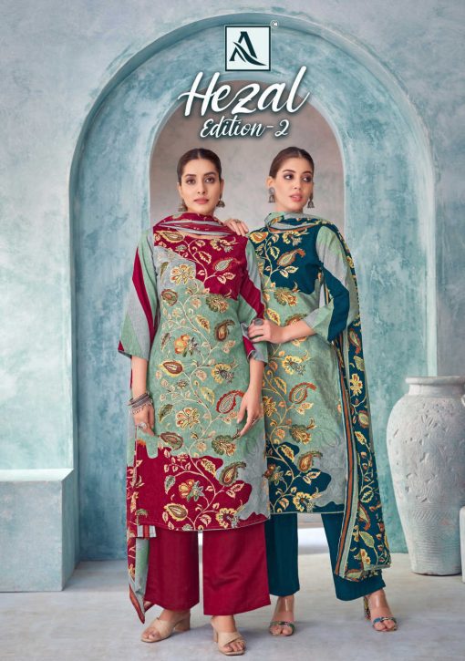 Alok Hezal Vol 2 Viscose Salwar Suit Catalog 6 Pcs 1 510x725 - Alok Hezal Vol 2 Viscose Salwar Suit Catalog 6 Pcs