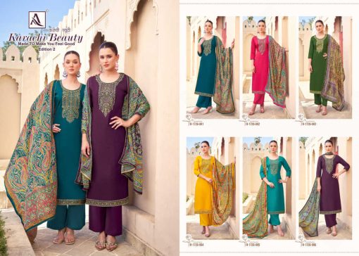Alok Karachi Beauty Vol 2 Cotton Salwar Suit Catalog 6 Pcs 10 1 510x364 - Alok Karachi Beauty Vol 2 Cotton Salwar Suit Catalog 6 Pcs