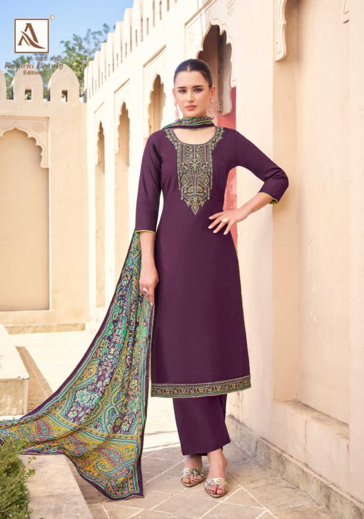 Alok Karachi Beauty Vol 2 Cotton Salwar Suit Catalog 6 Pcs 9 1 510x728 - Alok Karachi Beauty Vol 2 Cotton Salwar Suit Catalog 6 Pcs