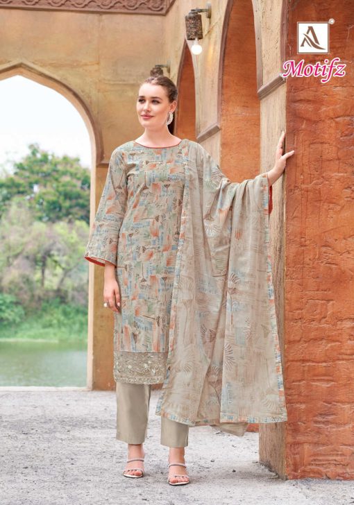 Alok Motifz Cotton Salwar Suit Catalog 6 Pcs 4 510x728 - Alok Motifz Cotton Salwar Suit Catalog 6 Pcs