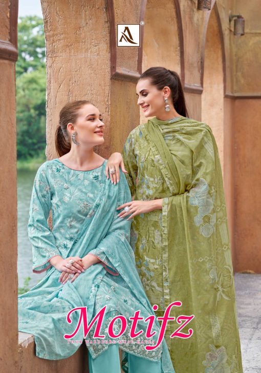 Alok Motifz Cotton Salwar Suit Catalog 6 Pcs 8 510x728 - Alok Motifz Cotton Salwar Suit Catalog 6 Pcs