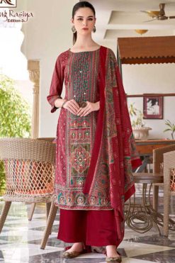 Alok Rang Rasiya Vol 3 Viscose Salwar Suit Catalog 6 Pcs 247x371 - Surat Fabrics