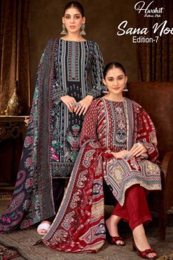 Alok Sana Noor Vol 7 Viscose Salwar Suit Catalog 8 Pcs