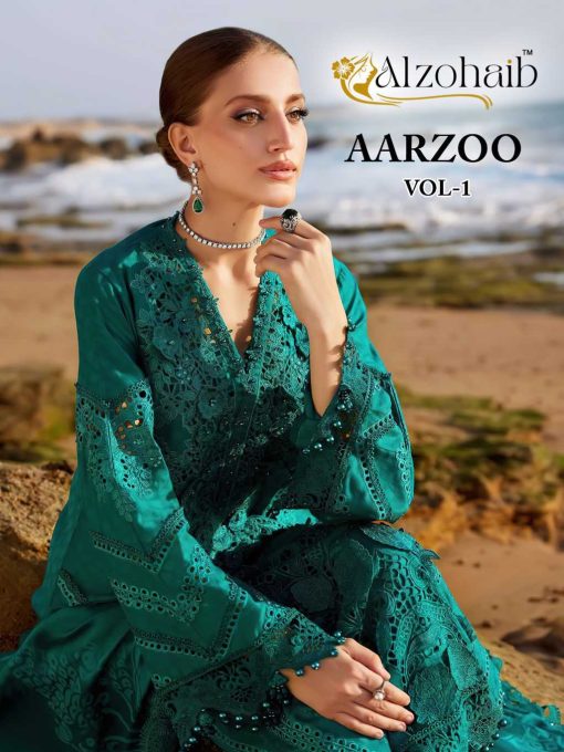 Alzohaib Aarzoo Vol 1 Cotton Salwar Suit Catalog 5 Pcs 6 510x680 - Alzohaib Aarzoo Vol 1 Cotton Salwar Suit Catalog 5 Pcs