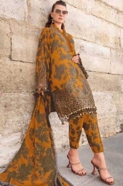 Alzohaib DN 1084-1085 Chiffon Cotton Salwar Suit Catalog 4 Pcs