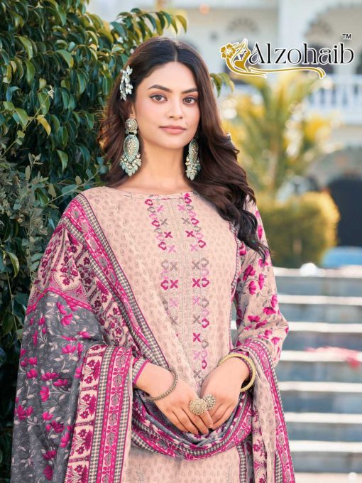 Alzohaib DN 1258 1260 Chiffon Cotton Salwar Suit Catalog 4 Pcs 1 510x680 - Alzohaib DN 1258-1260 Chiffon Cotton Salwar Suit Catalog 4 Pcs