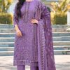 Alzohaib DN 1258-1260 Chiffon Cotton Salwar Suit Catalog 4 Pcs
