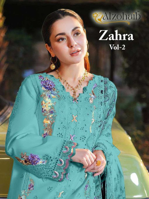 Alzohaib Zahra Vol 2 Chiffon Cotton Salwar Suit Catalog 4 Pcs 1 510x680 - Alzohaib Zahra Vol 2 Chiffon Cotton Salwar Suit Catalog 4 Pcs