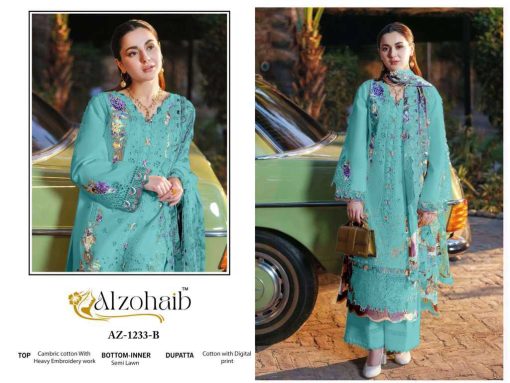 Alzohaib Zahra Vol 2 Chiffon Cotton Salwar Suit Catalog 4 Pcs 3 510x383 - Alzohaib Zahra Vol 2 Chiffon Cotton Salwar Suit Catalog 4 Pcs