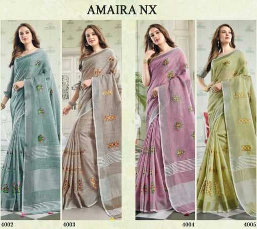 Astita Amyra NX Cotton Saree Sari Catalog 4 Pcs 5 510x453 - Astita Amyra NX Cotton Saree Sari Catalog 4 Pcs