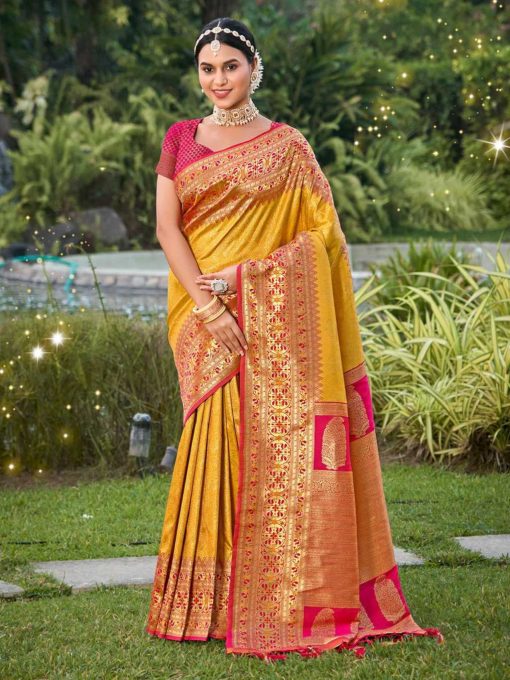 Astita Gauri Banarasi Silk Saree Sari Catalog 3 Pcs 1 510x680 - Astita Gauri Banarasi Silk Saree Sari Catalog 3 Pcs