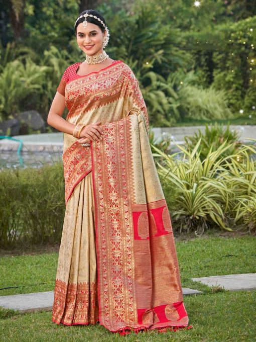 Astita Gauri Banarasi Silk Saree Sari Catalog 3 Pcs 2 510x680 - Astita Gauri Banarasi Silk Saree Sari Catalog 3 Pcs