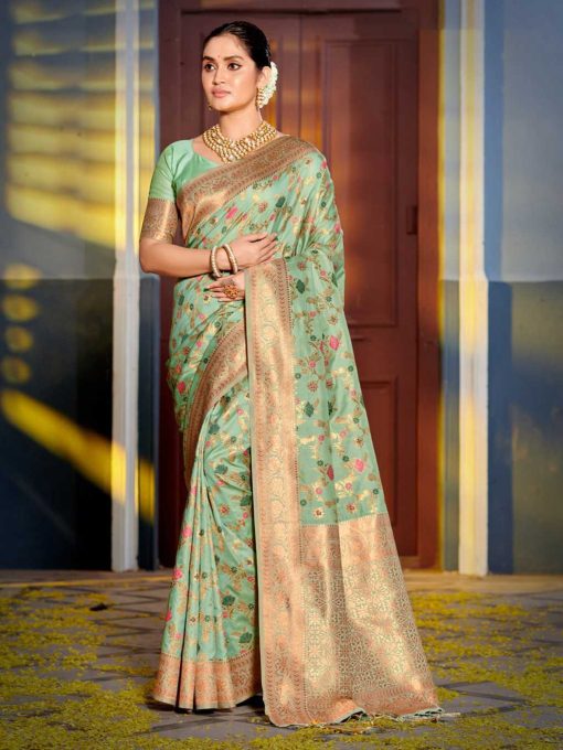 Astita Swarnika Banarasi Silk Saree Sari Catalog 6 Pcs 4 510x680 - Astita Swarnika Banarasi Silk Saree Sari Catalog 6 Pcs