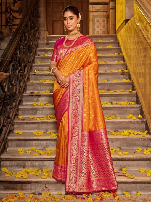 Astita Vaani Banarasi Silk Saree Sari Catalog 4 Pcs 1 510x680 - Astita Vaani Banarasi Silk Saree Sari Catalog 4 Pcs