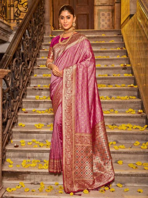 Astita Vaani Banarasi Silk Saree Sari Catalog 4 Pcs 3 510x680 - Astita Vaani Banarasi Silk Saree Sari Catalog 4 Pcs