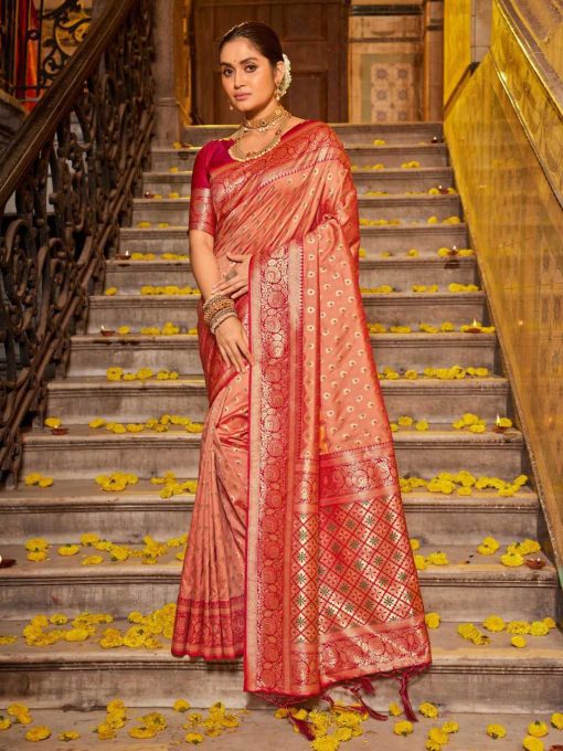 Astita Vaani Banarasi Silk Saree Sari Catalog 4 Pcs 4 510x680 - Astita Vaani Banarasi Silk Saree Sari Catalog 4 Pcs
