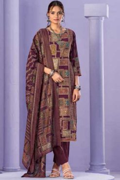 Azara Beauty Silk Vol 3 Muslin Salwar Suit Catalog 4 Pcs